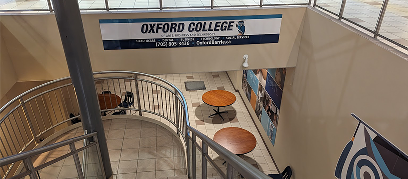 Oxford College Barrie, Ontario campus. Take career training programs in Barrie at Oxford College.